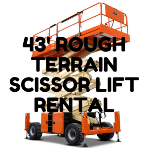 43' Rough Terrain Scissor Lift